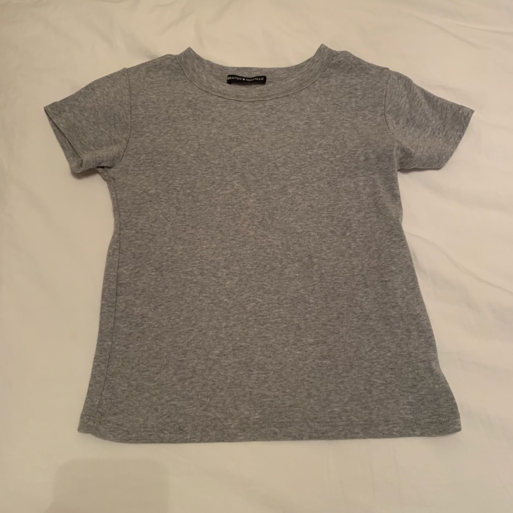 grey brandy melville t shirt